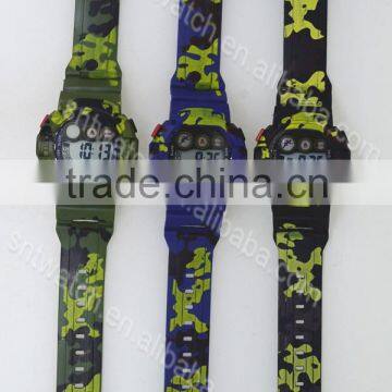 Fashion style digital sports watch with back light, alarm, time display