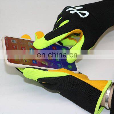 Leather Driving Gloves Men With Touchscreen Finger And Goatskin Palm Anti Slip Sewing Racing Gloves Guante De Piel De Oveja photo-2
