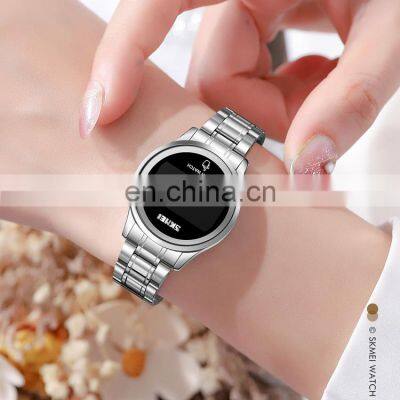 New Arrival Skmei 1737 Touch Screen Gold Luxury Led Watch for Lady Wristwatch Price Waterproof 3ATM photo-4