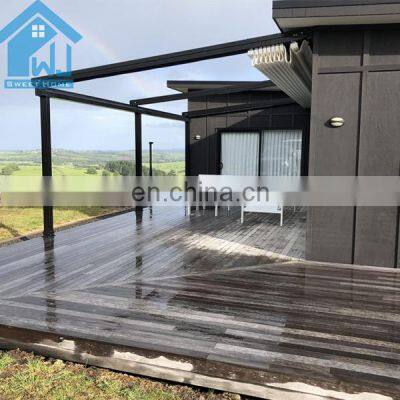 Waterproof Retractable Roof Motorised Pergola Canopy Awning with Zip Screen