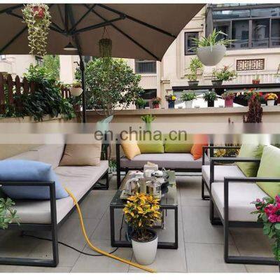 Nordic Outdoor Furniture Garden Sofa Set Furniture Aluminum Patio Furniture Set Outdoor Sofa Set Sectional Couches Sofa Chair be photo-2