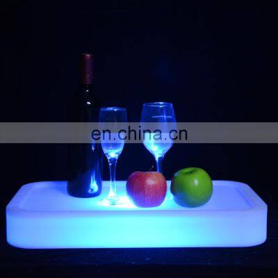 Waterproof with Colors Changing Glowing Plastic led ice buckets custom large Party Night club decoration luminous plastic LED