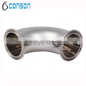 Food Grade Stainless steel sanitary elbow