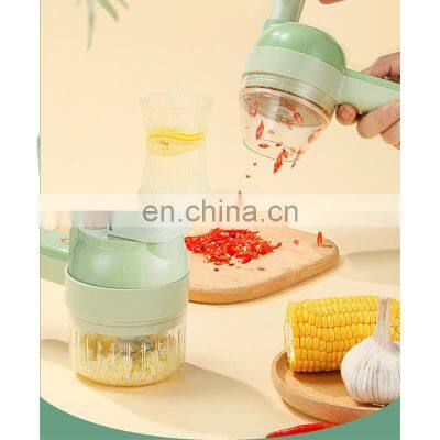 Food Chopper Home Wireless Handheld Spiral Manual Multifunction Electric Vegetable Slicer