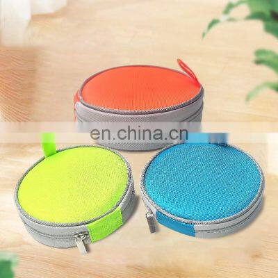 Private Label 2021 Designer Foldable Food Plastic Portable Travel Dog Slow Feeder Bowl photo-2