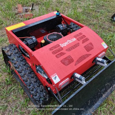 remote control mower for slopes, China track mower price, rcmower for sale