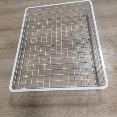 metal wire basket epoxy powder coating surface