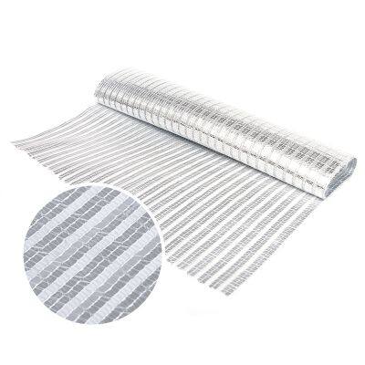 Produit à la mode, vente en gros par l'usine : filet d'ombrage en feuille d'aluminium argentée pour serre agricole