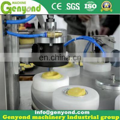 Shanghai Factory Genyond Multifunctional Automatic Egg Tart Skin Crust Shell Press Pressing Forming Molding Making Machine photo-3
