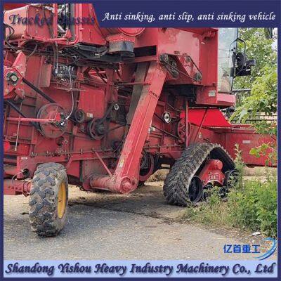 Customized Anti Sinking Triangular Track Harvester for Mud Ground to Prevent Vehicle Sinking photo-5