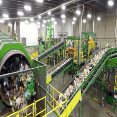 Town garbage sorting machine Domestic waste sorting machine e waste recycling sorting plant