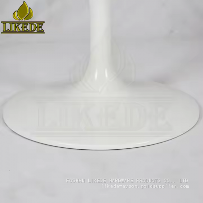 White Tulip Base Tea Table With Low Coffee Tables Metal Furniture Legs photo-5