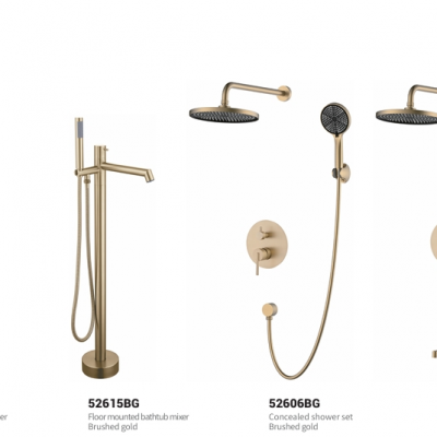 Uniquely Designed Flexibly Installed and Easy to Operate Floor Mounted Bathtub Mixer photo-5