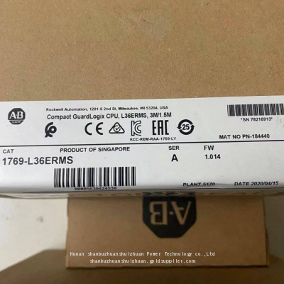Advantage AB Rockwell 1769-L36ERMS Compact Controller with USB, Dual Ethernet Ports
