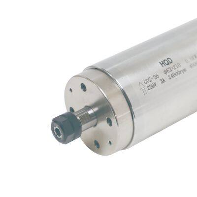 HQD 1.2KW ER11 62MM Water-cooled Spindle Motor 670Hz 40000rpm Woodworking Advertising Engraving Machine for CNC Router Milling photo-2