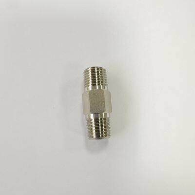 316L Stainless Steel Hex Nipple Fitting NPT for Standard Pipe Fittings, Easy Installation and Maintenance