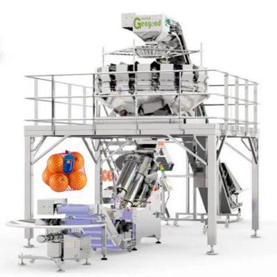 Mesh Bag Fruit Package Machine / Semi Automatic Citrus Net Bag Packaging Machine for Sale