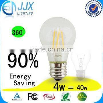 All Glass housing E27 4W LED filament bulb wth high quality