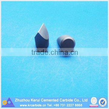 hard alloy carbide items for reinforcement of cutting picks of salt-mining harvesters