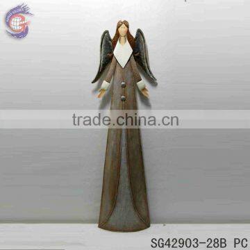 Large Angel Statues With Rusty Metal Guardian Angel Statue photo-5