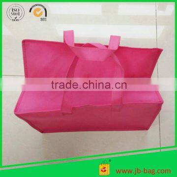 zipper top double sewing all sides of non woven bags square bottom type extra large space