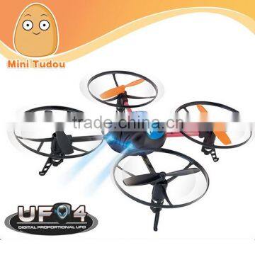 China Manufacture 4 Channels with gyroscope RC UFO , 2.4G Quadrocopter