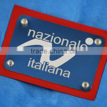 China good supplier best belling jeans leather patches customized