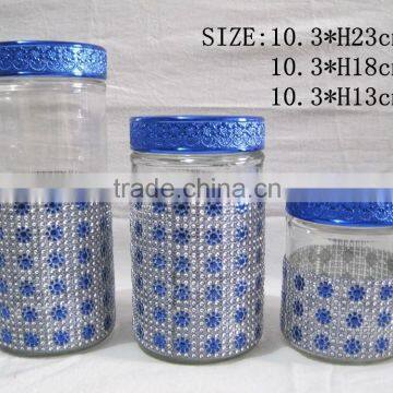 Coarse grain storage tank/creative storage bottle/glass storage tank