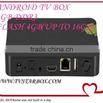 1gb ddr3 android tv box android tv box Rockchips RK3066 Dual-core A9+ android tv box