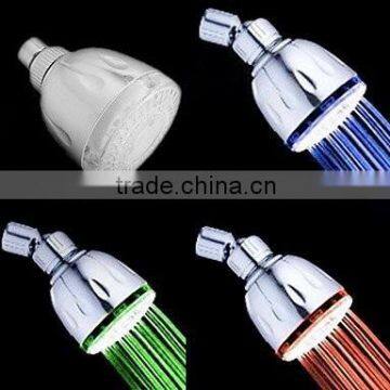 High Quality New Bathroom Accessories High Spray ABS Plastic LED Shower head