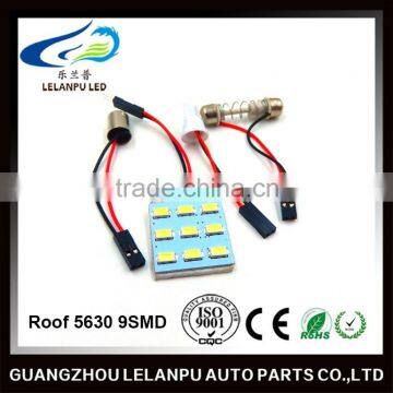 Roof 5630 9SMD Led Light Lamp Led Car T10 Led Festoon Lighting Car Roof Led Lights