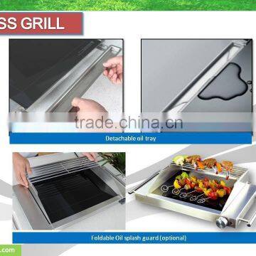 Electric Glass Grill GS CE CB ROHS LFGB