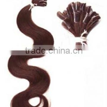 U Tip Keratin Hair Extensions U Tip Wavy Hair Extension