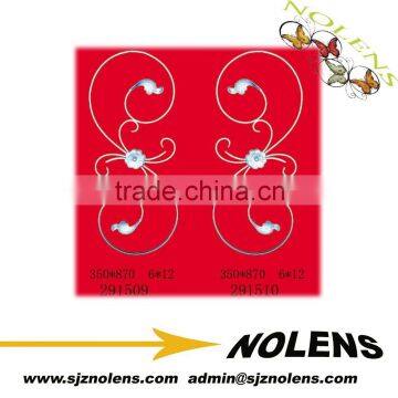 NL-C1509 Wrought Iron Railing Parts/Decorative Wrought Iron Forged Steel Parts