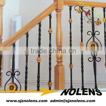 simple interior cast iron railings/stairing railing/wrought iron hand railings/interior wrought iron stair railings