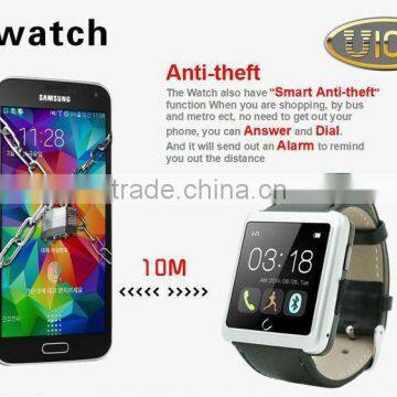 2015 New U Watch U10L Anti-lost Bluetooth Smart Watch Luxury Sports SmartWatch For IPhone 6 5 5S IOS Samsung S5 Note 4 HTC photo-6