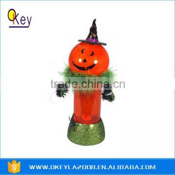 Factory Price Flameless Plastic Pumpkin candles With Glittering LED Lights