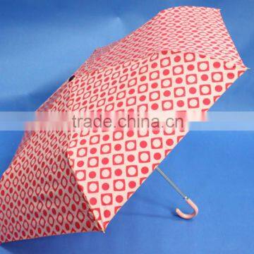 Fashionable Safety Colorful 3-section Folding Umbrellas photo-2