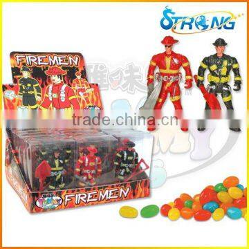 Firemen Truckman Character Candy Toy