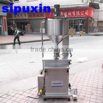 China industry direct sale stainless steel paste filling machine with heating and blending
