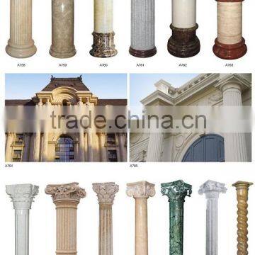 concrete pillar, columns and Roman pillars,interior decorative columns