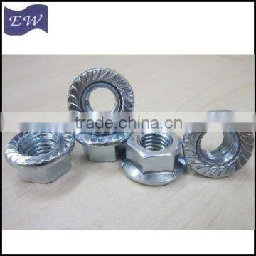 M12 din6923 metric hex flange nuts Class 10 (DIN6923)