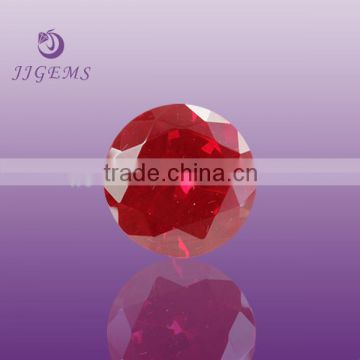 deft design red (5#)ruby rough synthetic corundum stone