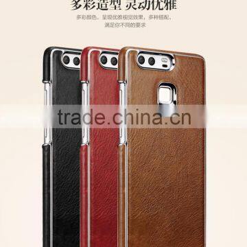 Icarer Xoomz Real Leather Back Cover for Huawei P9 Platinum Genuine Leather Case for Huawei P9