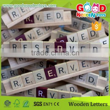 High Quality 100pcs Alphabet Letters Game Kids Educatiional Wooden Alphabet Number Letter                        
                                                Quality Choice