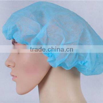 wholesale disposable nonwoven bouffant cap for doctor and nurse