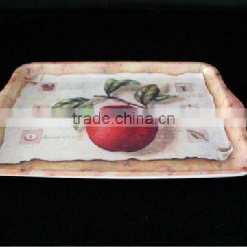 15.2 inch rectangular melamine tray