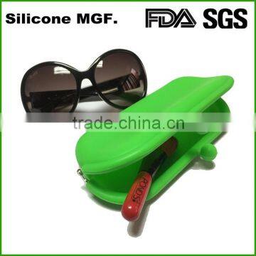 SHINERIN MULTI USEAGE SILICONE GLASSES PENCIL MAKE UP MOBILE CASE WALLET