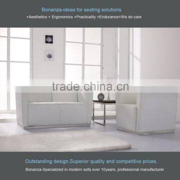 Modern Office Leather Sofa 8094#love Seat photo-4