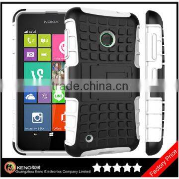 Keno For Nokia Lumia 530 TPU PC Anti-shock Hybrid Hard Case Spider Cover